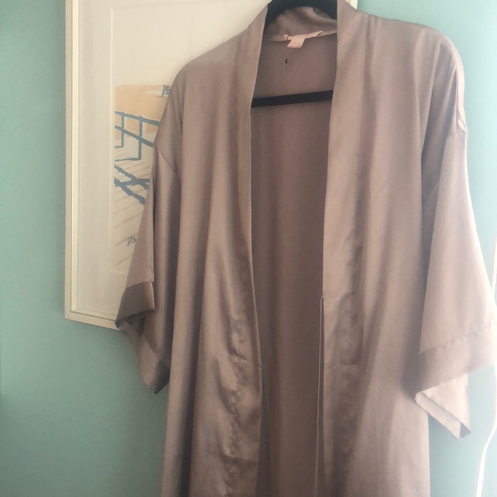 Victoria’s Secret silk robe in small/medium